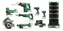 HiKOKI KC18H7B-MVA3 18V Accu Machines 7-delig in HSC koffers met trolley (3x MultiVolt 5,0Ah accu + lader)