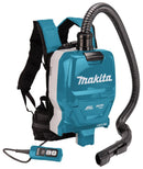 Makita DVC261ZX22 2x18 V Rugstofzuiger voor schoonmaak
