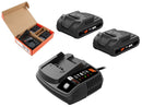 Spit Energy Pack 2ah 18v (2 Accu's & Compact Lader)