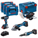 Bosch 4-delige Toolkit in L-Boxx 18V GSR GWS GKM GGS