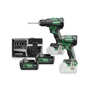 HiKOKI KC18DEWCZ Klop-boor-schroefmachine DV18DE + Slagschroevendraaier WH18D